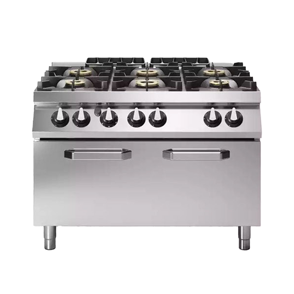 R70/120CFGG 6 Burner Gas Cooker With Oven