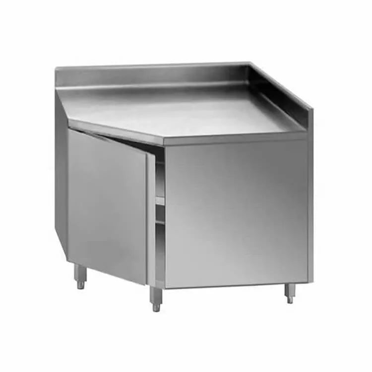 Corner Base Cabinet – Stainless Steel