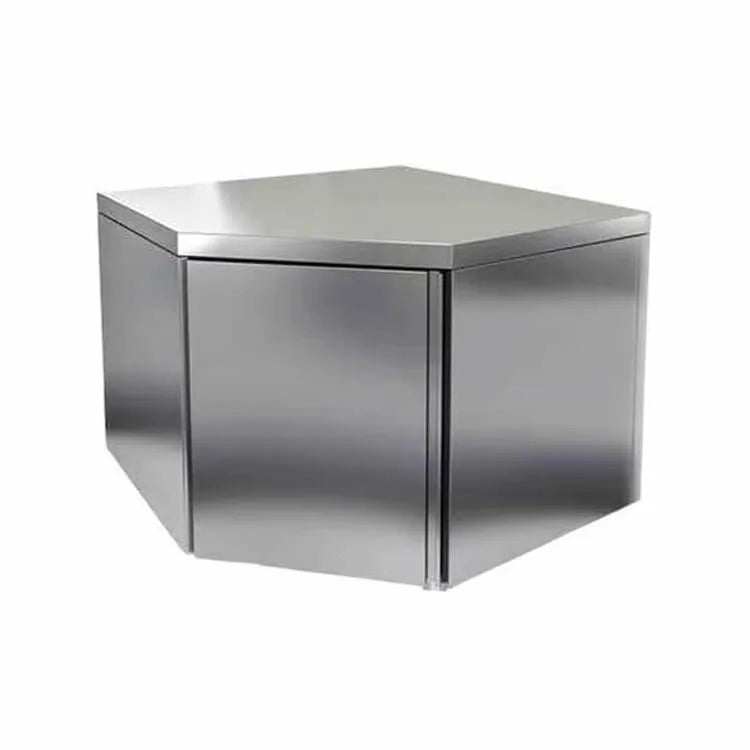 Corner Wall Cabinet – Stainless Steel