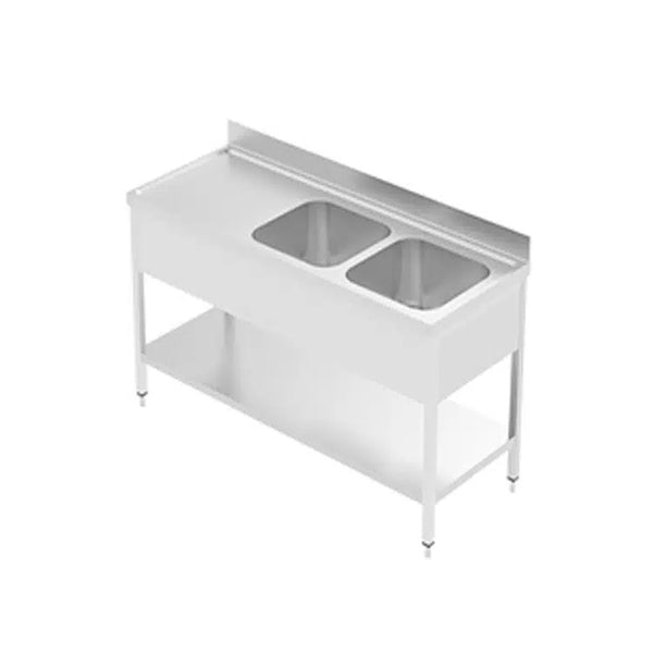 Double Bowl Sink Unit – Stainless Steel