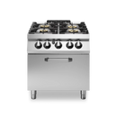R90/80CFG Gas cooker with printed top, 4 burners, gas oven
