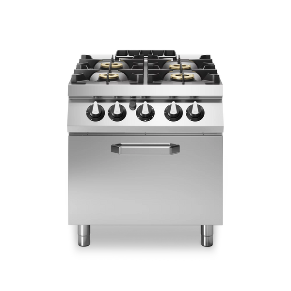 R90/80CFG Gas cooker with printed top, 4 burners, gas oven