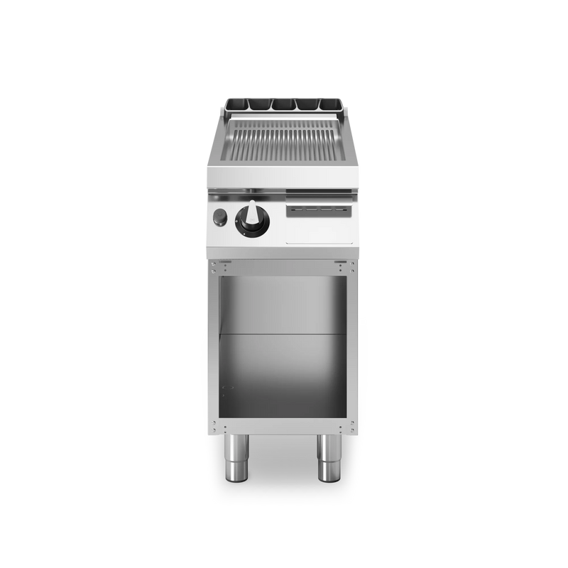 R70-40FTG-R-A Gas fry top, ribbed mild steel plate