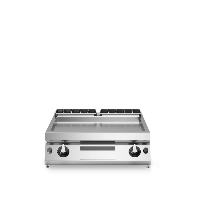 R70-80FTG-L-T Gas fry top, smooth mild steel plate