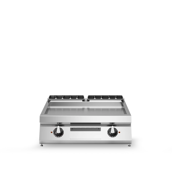 R90/80FTE/L/T Electric fry top, smooth mild steel plate