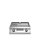 R90/80FTE/LR/T Electric fry top, 2/3 smooth 1/3 ribbed mild steel plate, top