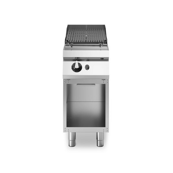 R70-40GRLG-A Lava stone grill, 1 cast iron cooking zone