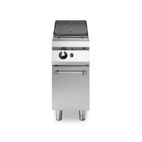 R70-40GRLG-P Lava stone grill, 1 cast iron cooking zone