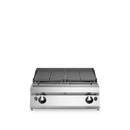 R70-80GRLG-T Lava stone grill, 2 cast iron cooking zones