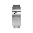 R70-40GRLI-P Lava stone grill, 1 stainless steel cooking zone