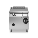 Gas tilting brazier, 60 litre stainless steel tank, manual tilting