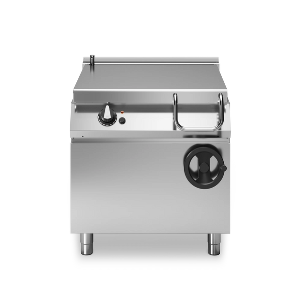 Electric tilting brazier, 60 litre stainless steel tank, manual tilting