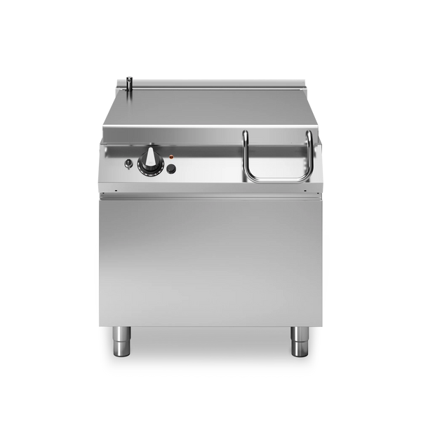 Electric tilting brazier, 60 litre stainless steel tank, motorised tilting