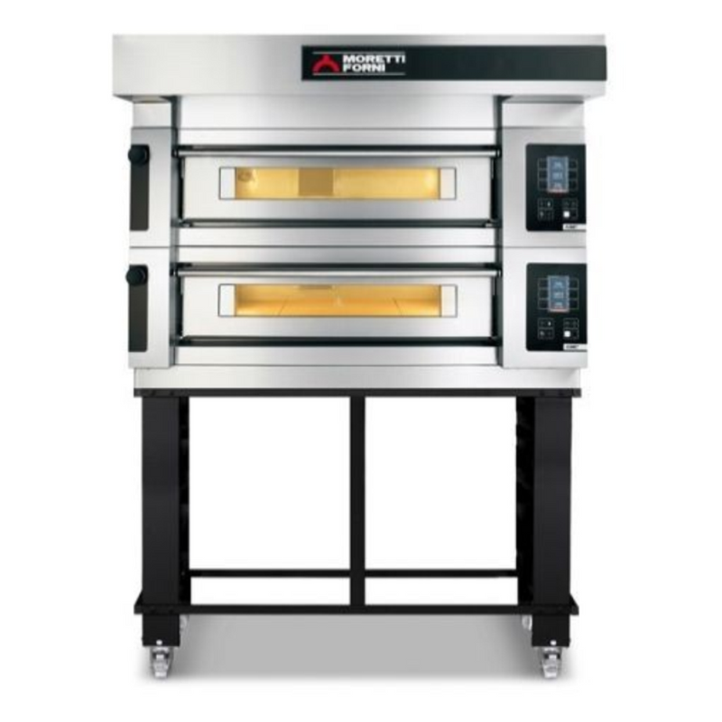 P110G-GAS OVEN MORETTI FORNI + STAND+HOOD P110G