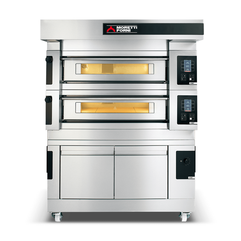 PIZZA AND BAKERY DECK OVEN ELECTRIC + STEAMER + PROOFER MORETTI FORNI – S100E + S100L80 STEAM