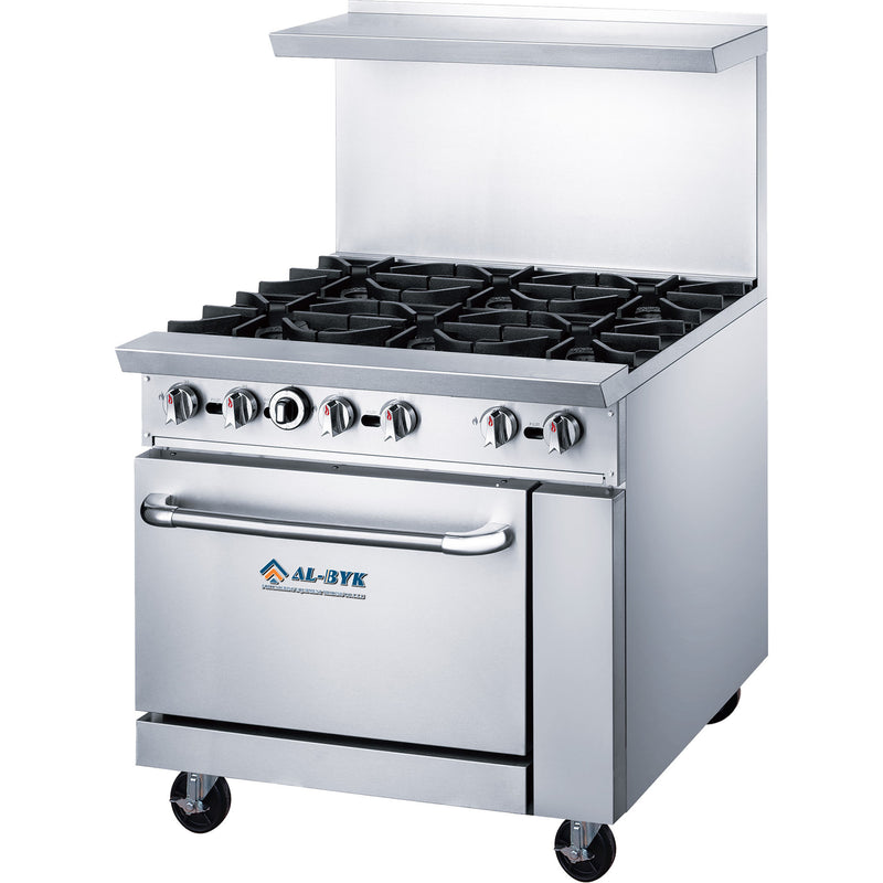 6 Range Gas Cooker with Oven